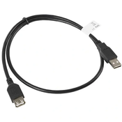 Lanberg Lanberg Elberg Cable 2,0 moški ženski 0,7m črna, (21214449)