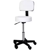 Homestar Pisarna stol z nastavljivo višino vrtljiv z naslonom za hrbet 35x72-84 cm bela