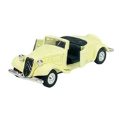 shumee WELLY OLD TIMER 1939 CITROEN 11B TRACTION AVANT CABRIO BREZ STREHE BEŽ 1:34 98878