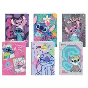 Stitch: Črtast zvezek A4 – različni motivi