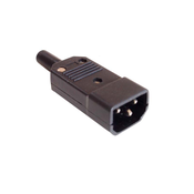 CABLETECH Vtičnica za na kabel 3PIN 250V/10A IEC320-C14 moški, (20773212)