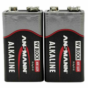 Baterije Ansmann x2 Alkaline 9V-Block red-lineBaterije Ansmann x2 Alkaline 9V-Block red-line