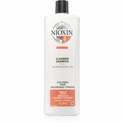 Nioxin System 4 nežni šampon za barvane in poškodovane lase 1000 ml