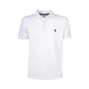 U.S. POLO ASSN. Majica  črna / bela
