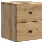 vidaXL Stenski nočni omarici Artisan hrast 34,5 x 33 x 40 cm