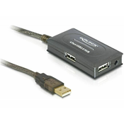 Produžni USB kabel 10 m aktivan + USB hub 4 porta