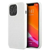 MERCEDES Ovitek za iPhone 13 Pro Max Mercedes srebrn, zvezdasto bel