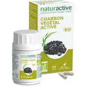 Naturactive Activated Vegetable Charcoal 20 capsules
