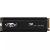 Crucial CT4000P310SSD5 P310 4TB PCIe Gen4 NVMe 2280 M.2 SSD s hladilnikom