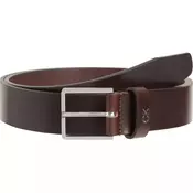 Pas CALVIN KLEIN Formal - rjav, usnjen, moški, 95 cm