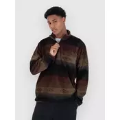Hurley Mesa Windchill 1/4 Half-Zip Sweater espresso