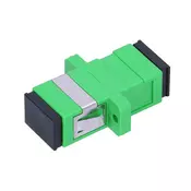 Extralink SC/APC | Adapter | Single Mode, Simplex, green