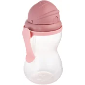 Canpol babies Sport Cup športna steklenica s slamico Pink 12m+ 370 ml