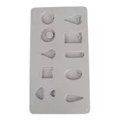 Rayher. Kalup iz silikona, Obeski, 14.5x26x1cm, 11 različnih oblik