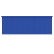 Vanjska roleta za zamracivanje 400 x 140 cm plava HDPE