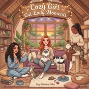 Cozy Girl Cat Lady Moments