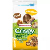 Versele-Laga CRISPY MUESLI HAMSTERS&CO 1 kg, kompletna hrana za glodare