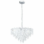 EGLO Viseca lampa CARVARIO 10xE14 O600 hrom 39724