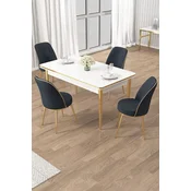Hanah Home Trpezarijski set, 5 komada, Teget