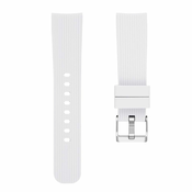 BStrap Samsung Galaxy Watch 42mm Silicone Line (Large) pašček, White