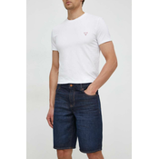 Jeans kratke hlače Armani Exchange moški, mornarsko modra barva