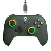 8Bitdo Ultimate C, Xbox Series X|S, Xbox One, PC, Hall-Effect, temno zelen, žični krmilnik