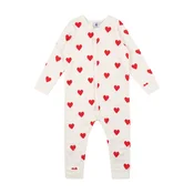 PETIT BATEAU Kombinezon Dors rdeča/naravno bela