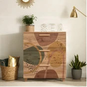 Hanah Home Komoda Leva Gravis Form 80x95x43cm Bež