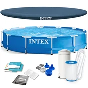 Vrtni bazen s okvirom 366 x 76 cm 10u1 INTEX 28212