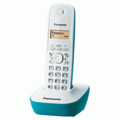 Panasonic KX-TG1611FRC telefon DECT telefon Identifikacija poziva Plavo, Bijelo