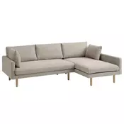 Sofa HVIDBJERG chaise lounge right sand
