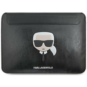 Torba za laptop Karl Lagerfeld Sleeve Ikonik 16 crna (KLCS16KHBK)