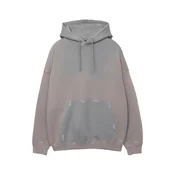 Pull&Bear Majica bazaltno siva/pegasto siva