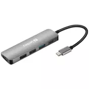 Sandberg Priklopna postaja USB-C HDMI+3xUSB+PD 100W