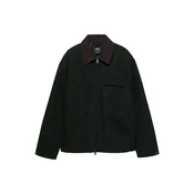 Pull&Bear Prehodna jakna čokolada/oliva