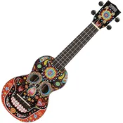 Mahalo MA1SK BK Skull Black Soprano ukulele (Kot novo)