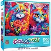 Masterpieces - Puzzle Colorize - mavrične metuljčke - 1 000 kosov