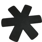 INF Komplet podstavkov za lončke - 6-delni komplet nedrsečih toplotno odpornih podstavkov Black, (21685392)
