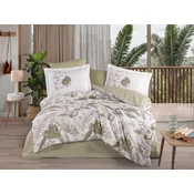 Lessentiel Maison Set poplin posteljine, Maslinasti
