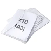 Patentni ovitek, A3, PP, RAPESCO Eco, prozoren, 10 kosov