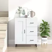Vidaxl vidaXL Omarica, bela, 69,5 x 34 x 90 cm, material na osnovi lesa