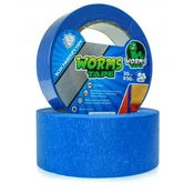 shumee Slikarski trak Worms, moder, 30 mm x 50 m
