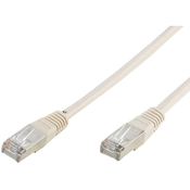 Vivanco RJ45 omrežni priključni kabelCAT 5e S/FTP [1x RJ45-vtič - 1x RJ45-vtič] 3 m bele barve Vi