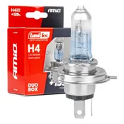 Halogenske žarnice AMiO LumiTec H4, 12V 60/55W, +135% svetlobe