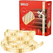BRILONER LED trak 3m, toplo bel, zatemnljiv, RGB, z daljinskim upravljalnikom