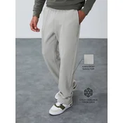 Tommy Life Športne hlače Jogginghose svetlo siva