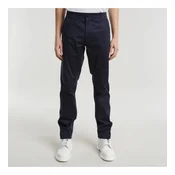 G-Star Raw Chino hlače Mosa D25547 5126 Mornarsko modra Straight Fit