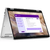 DELL Pro 14 Plus PB14250 2-in-1 Intel Core Ultra 5 235U Hibridni (2-in-1) 35,6 cm (14) Ekran osjetljiv na dodir Full HD+ 16 GB DDR5-SDRAM 512 GB SSD Wi-Fi 6E (802.11ax) Windows 11 Pro Aluminij