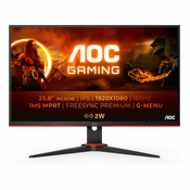 AOC 24G2SPAE/BK Gaming monitor, 23.8/FHD/IPS/165 Hz/1ms/FreeSync premium/Crni