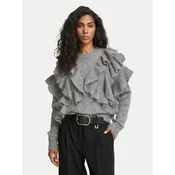 Elisabetta Franchi Pulover MK-42T-67E2 Siva Regular Fit